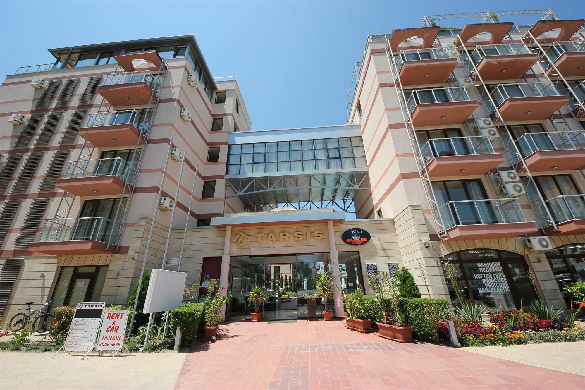 Menada Tarsis Apartments Sunny Beach Exterior foto